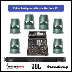 Paket Background Music Outdoor Speaker JBL - 6 Speaker 